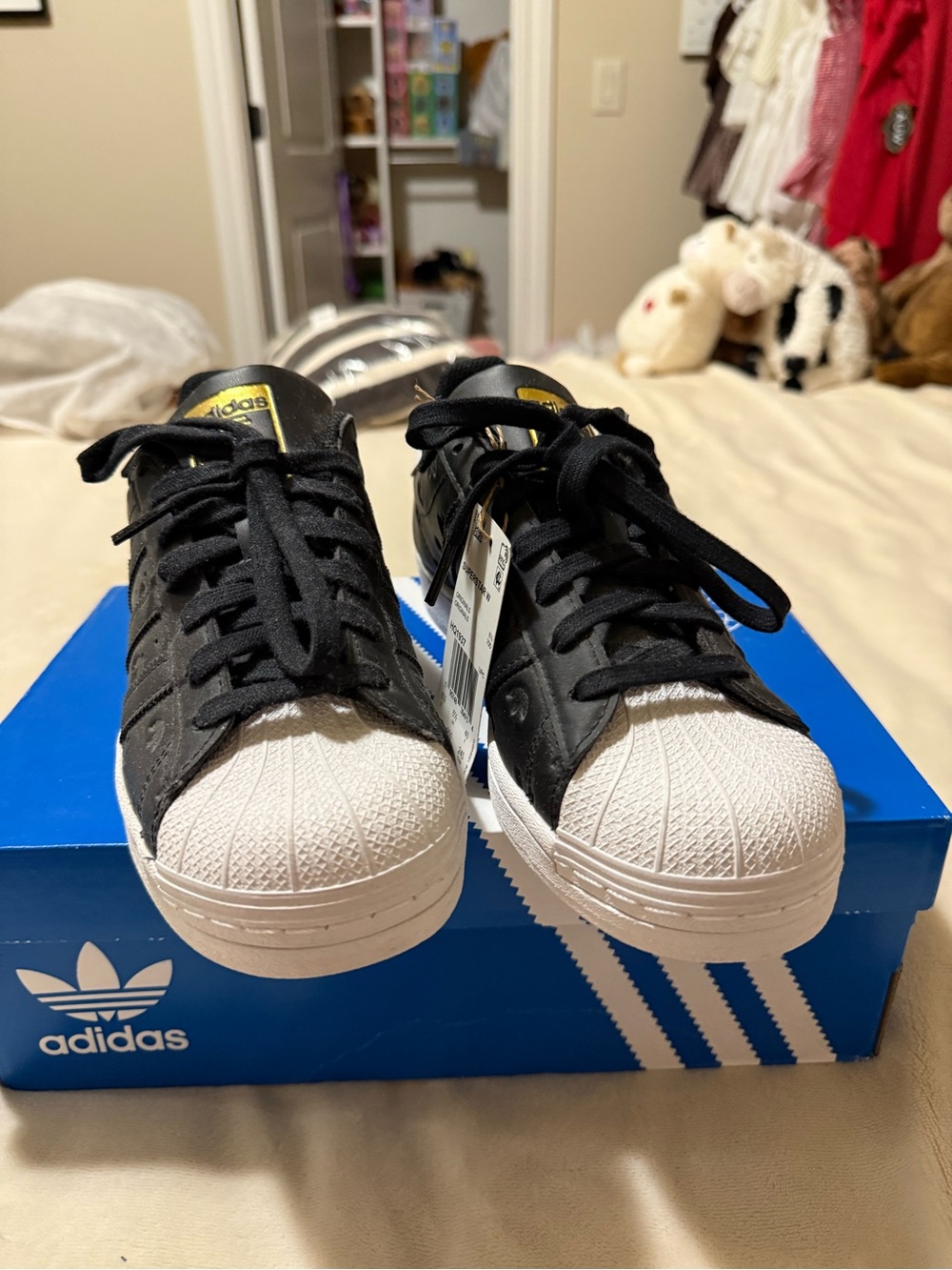 Adidas Superstar Black/White Sneakers